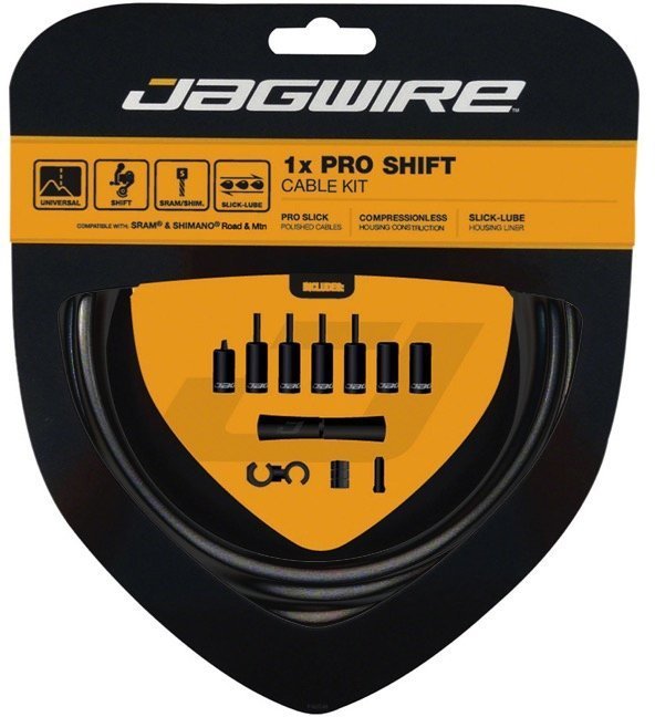 

Набор рубашек и тросиков переключения Jagwire Pro Shift Kit 1X Black (PCK550), Черный, Pro Shift Kit 1X
