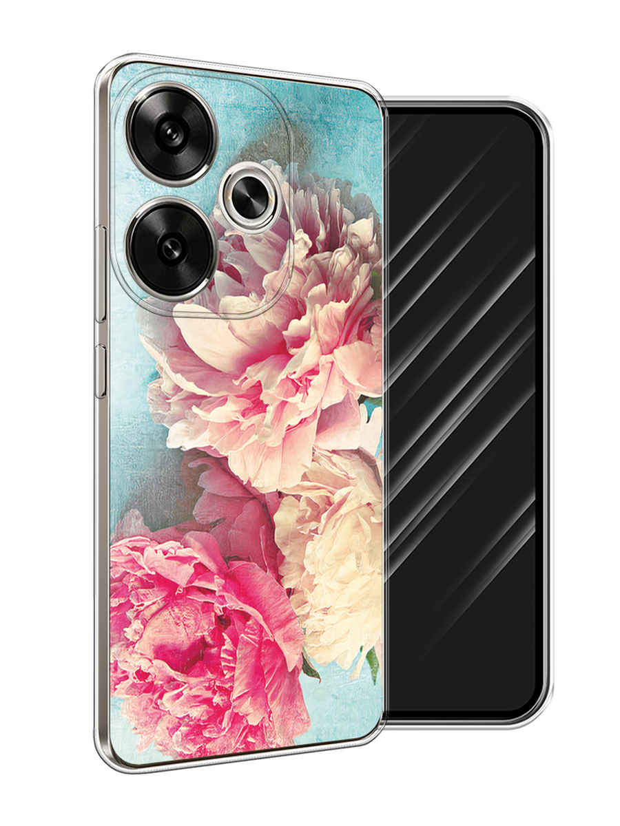 

Чехол Awog на Xiaomi Redmi Turbo 3, Poco F6 "Пионы new", Бирюзовый, 322250-1
