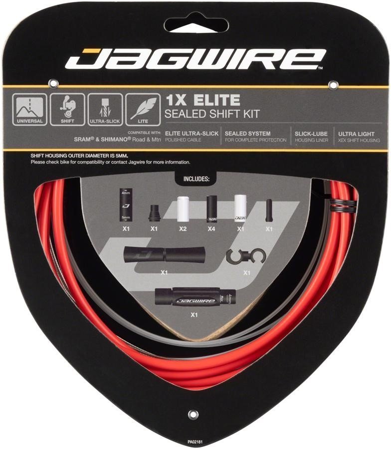 

Набор рубашек и тросиков переключения Jagwire Elite Sealed Shift Kit 1X Red (SCK022), Красный, Elite Sealed Shift Kit 1X