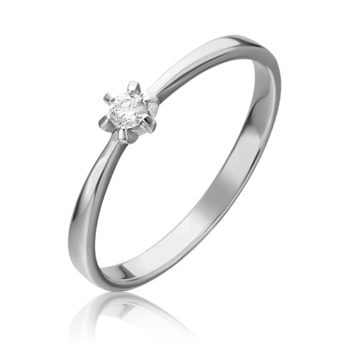

Кольцо из белого золота с бриллиантом р.  PLATINA jewelry 01-0450-00-101-1120-30, 01-0450-00-101-1120-30_p1