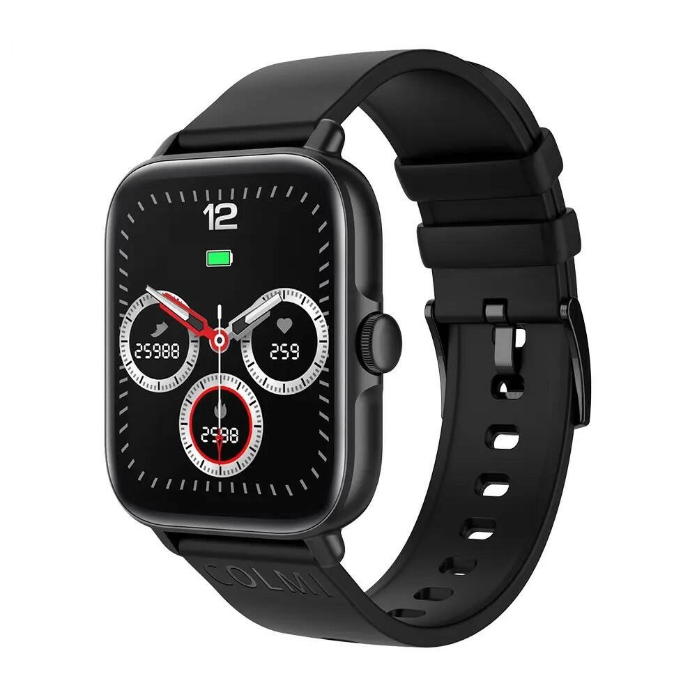 Смарт-часы P28PLUS Silicone Strap черный (01-0P28PL010101010100)