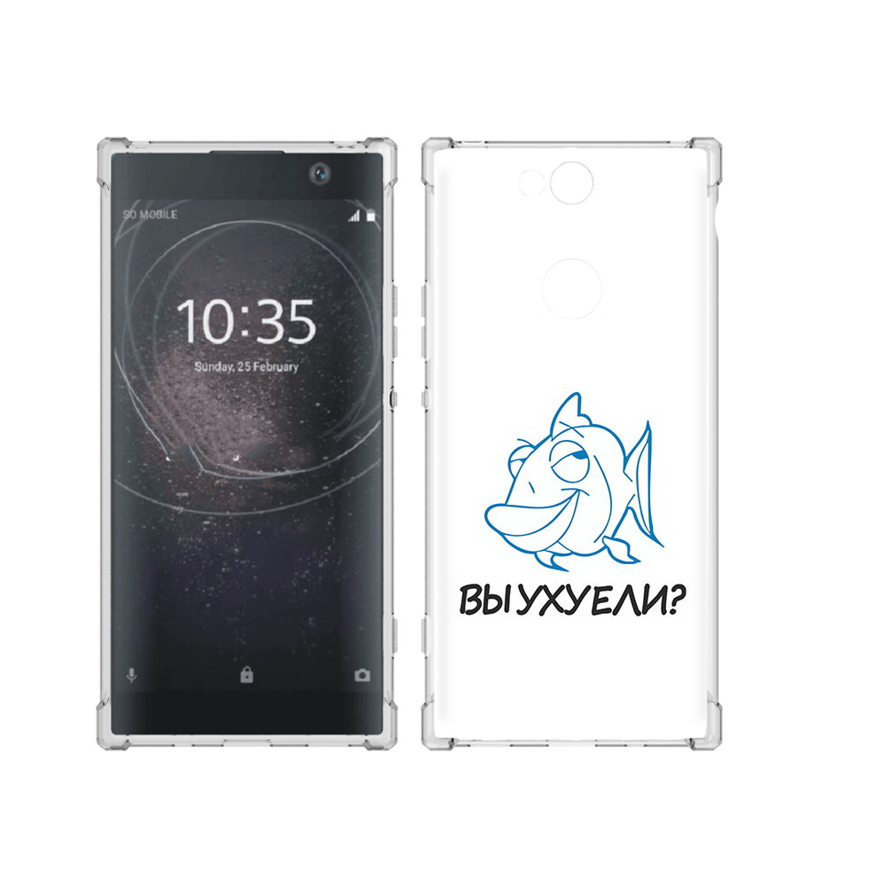 

Чехол MyPads Tocco для Sony Xperia XA2 Plus вы ухуели, Прозрачный, Tocco