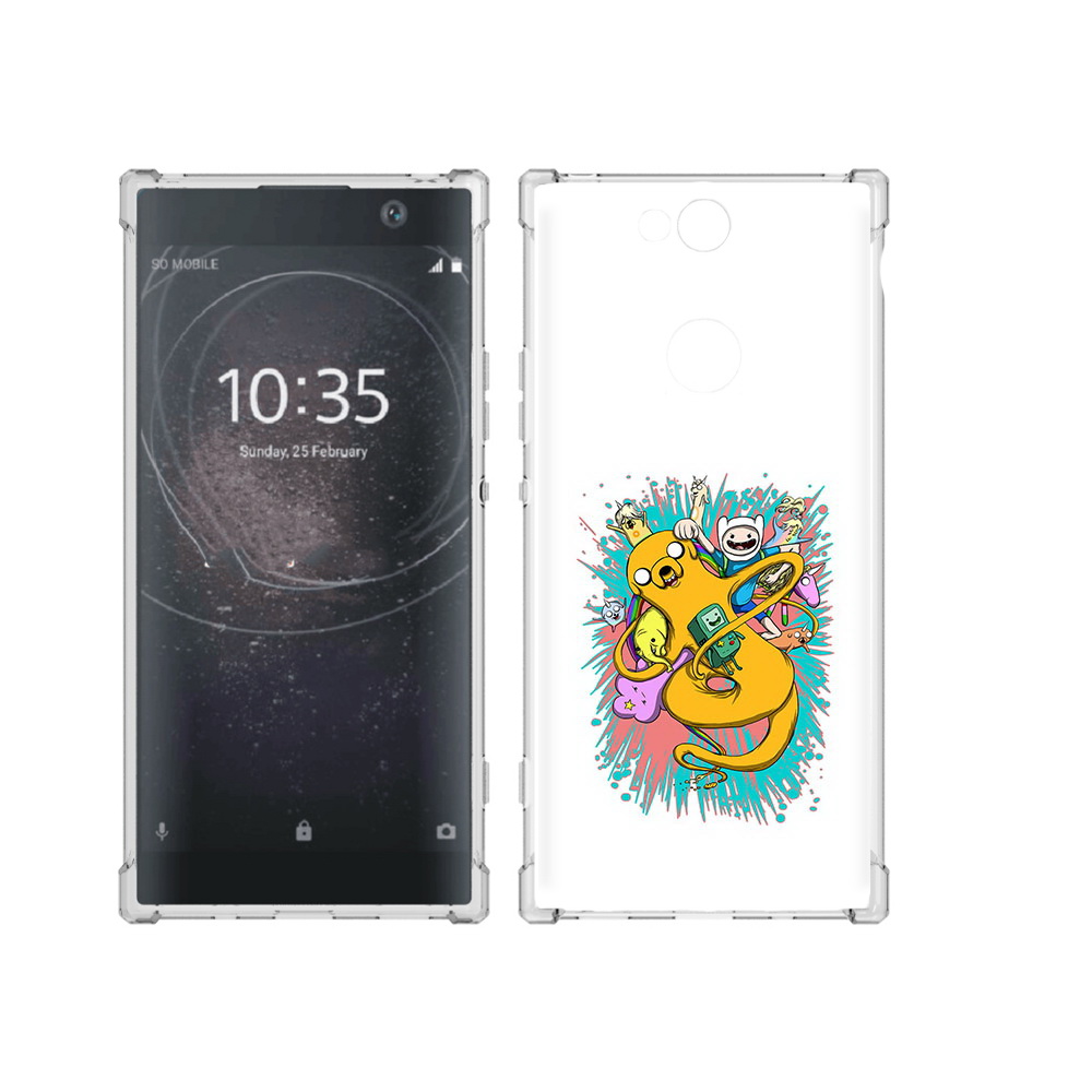 

Чехол MyPads Tocco для Sony Xperia XA2 Plus время приключений рисунок, Прозрачный, Tocco