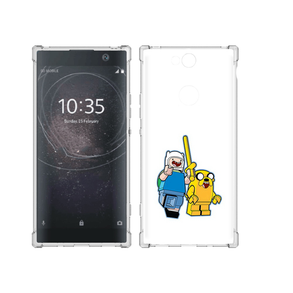 

Чехол MyPads Tocco для Sony Xperia XA2 Plus время приключений лего, Прозрачный, Tocco