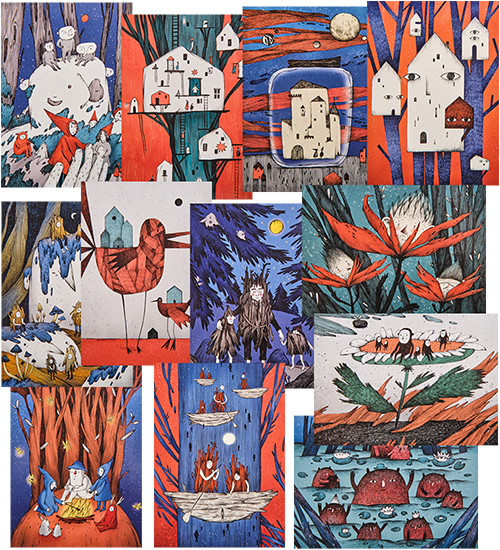 Набор из 12 почтовых открыток Artangels А.Фадеева ANG-1660 113-505694