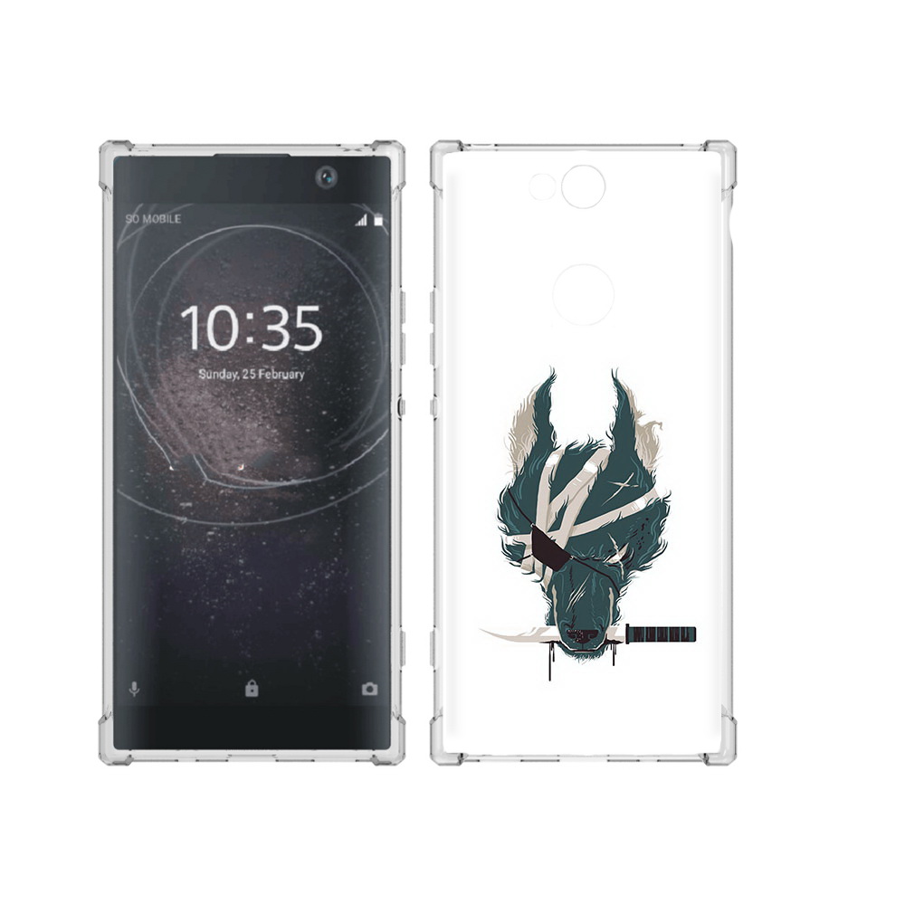 

Чехол MyPads Tocco для Sony Xperia XA2 Plus волк-разбойник, Прозрачный, Tocco