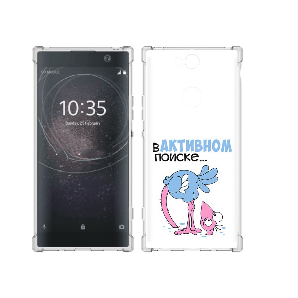 

Чехол MyPads Tocco для Sony Xperia XA2 Plus в активном поиске, Прозрачный, Tocco