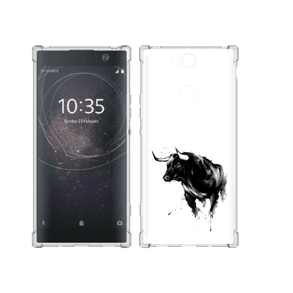 

Чехол MyPads Tocco для Sony Xperia XA2 Plus бык, Прозрачный, Tocco
