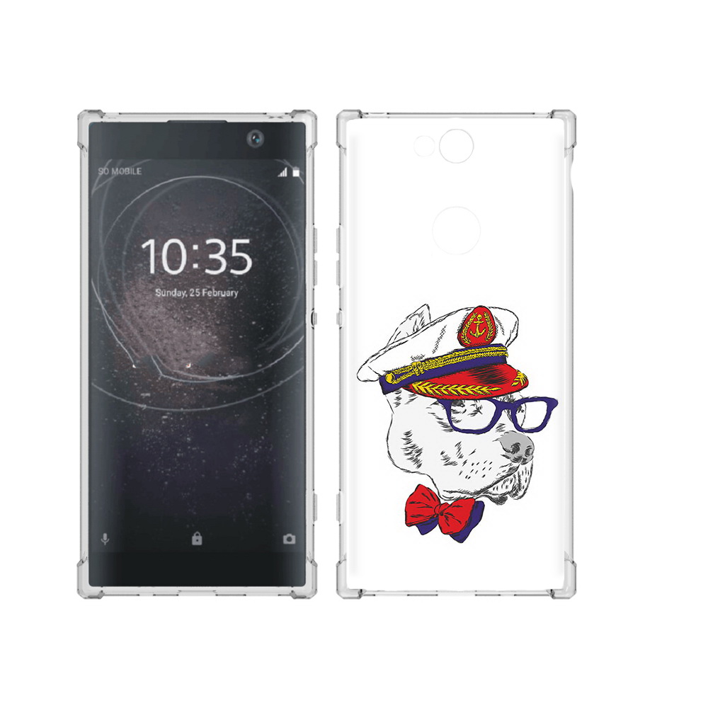 Чехол MyPads Tocco для Sony Xperia XA2 Plus бульдог