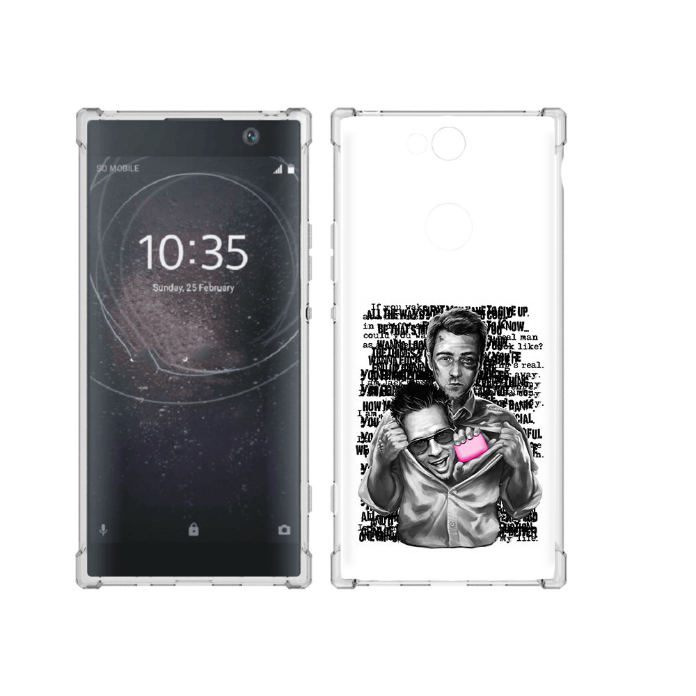 

Чехол MyPads Tocco для Sony Xperia XA2 Plus бойцовский клуб, Прозрачный, Tocco