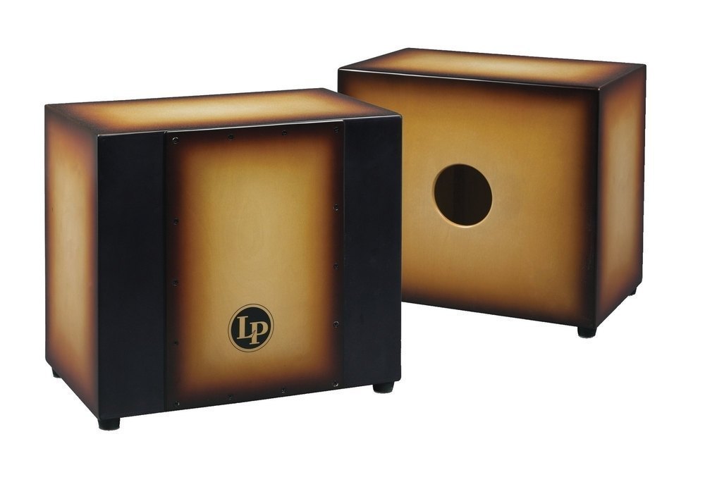 фото Кахон lp m1401vsb matador triple percussion cajon vintage sunburst