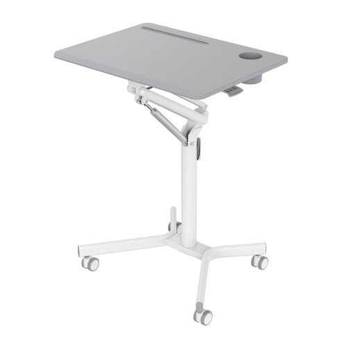 Стол для ноутбука регулируемый Cactus VM-FDS101B, МДФ, серый