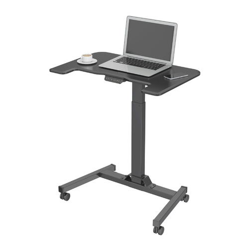Стол для ноутбука регулируемый Cactus VM-FDE101, МДФ, черный