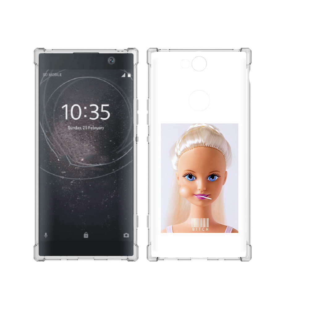 

Чехол MyPads Tocco для Sony Xperia XA2 Plus барби, Прозрачный, Tocco