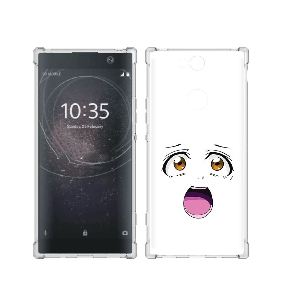

Чехол MyPads Tocco для Sony Xperia XA2 Plus аниме лицо, Прозрачный, Tocco