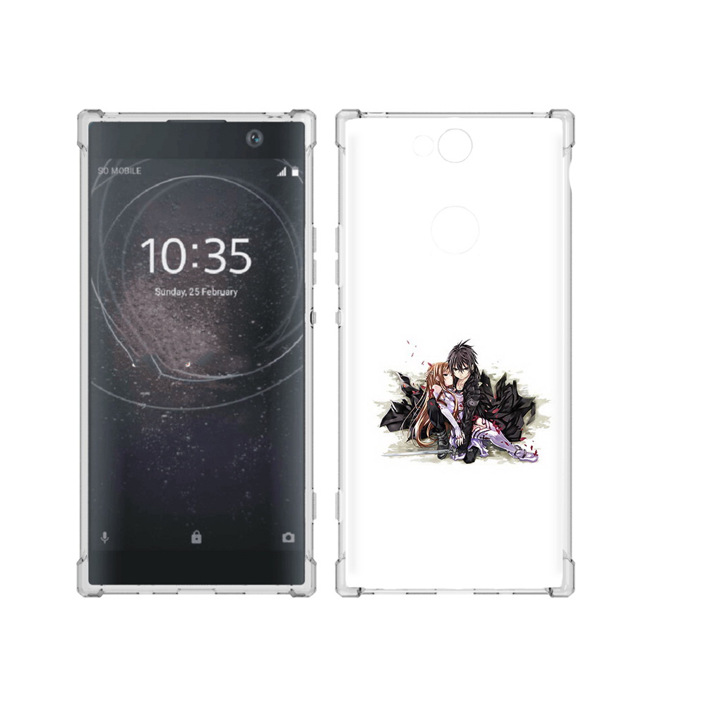 

Чехол MyPads Tocco для Sony Xperia XA2 Plus аниме асуна, Прозрачный, Tocco