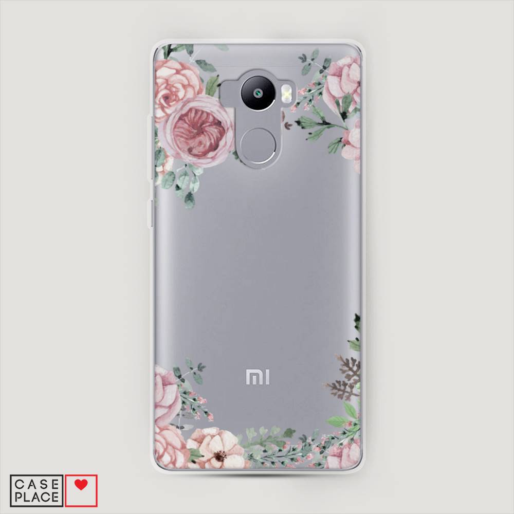 

Пластиковый чехол "Нежные розы акварель" на Xiaomi Redmi 4
