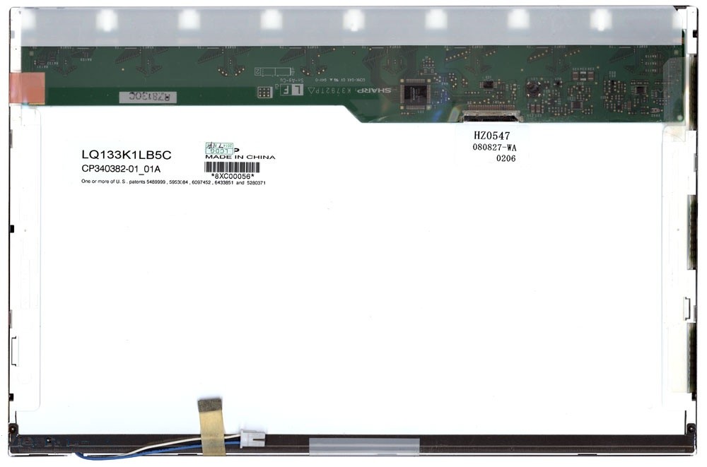 

Матрица ОЕМ для ноутбука LQ133K1LB5C, совместимая с p/n: LQ133K1LB5C