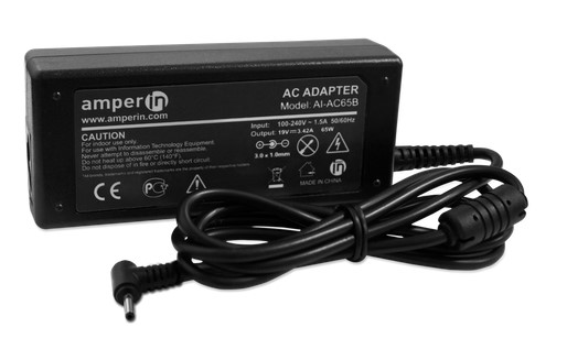 Блок питания Amperin AI-AC65B для ноутбуков Acer 19V 3.42A 3.0x1.0mm