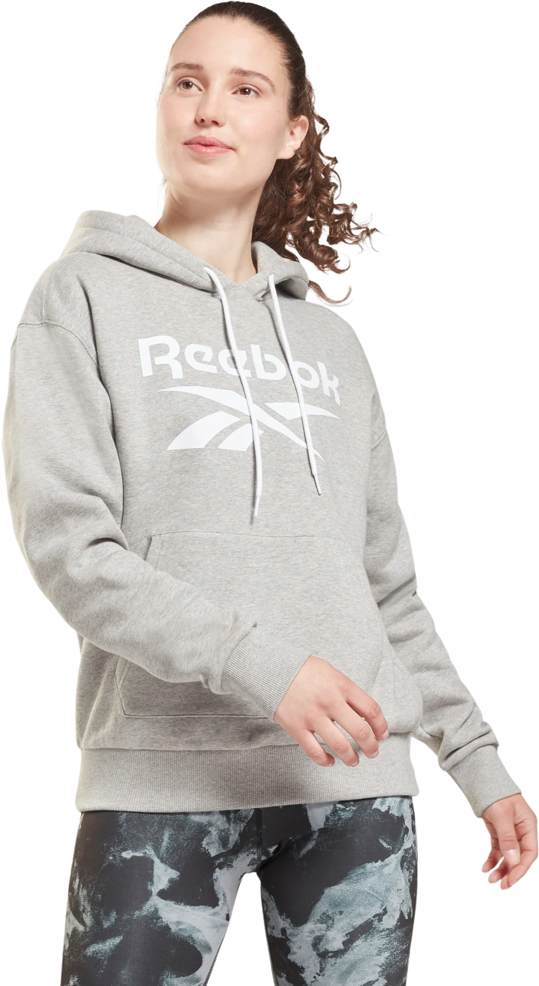 

Худи женское Reebok GS9391 серое XS, GS9391