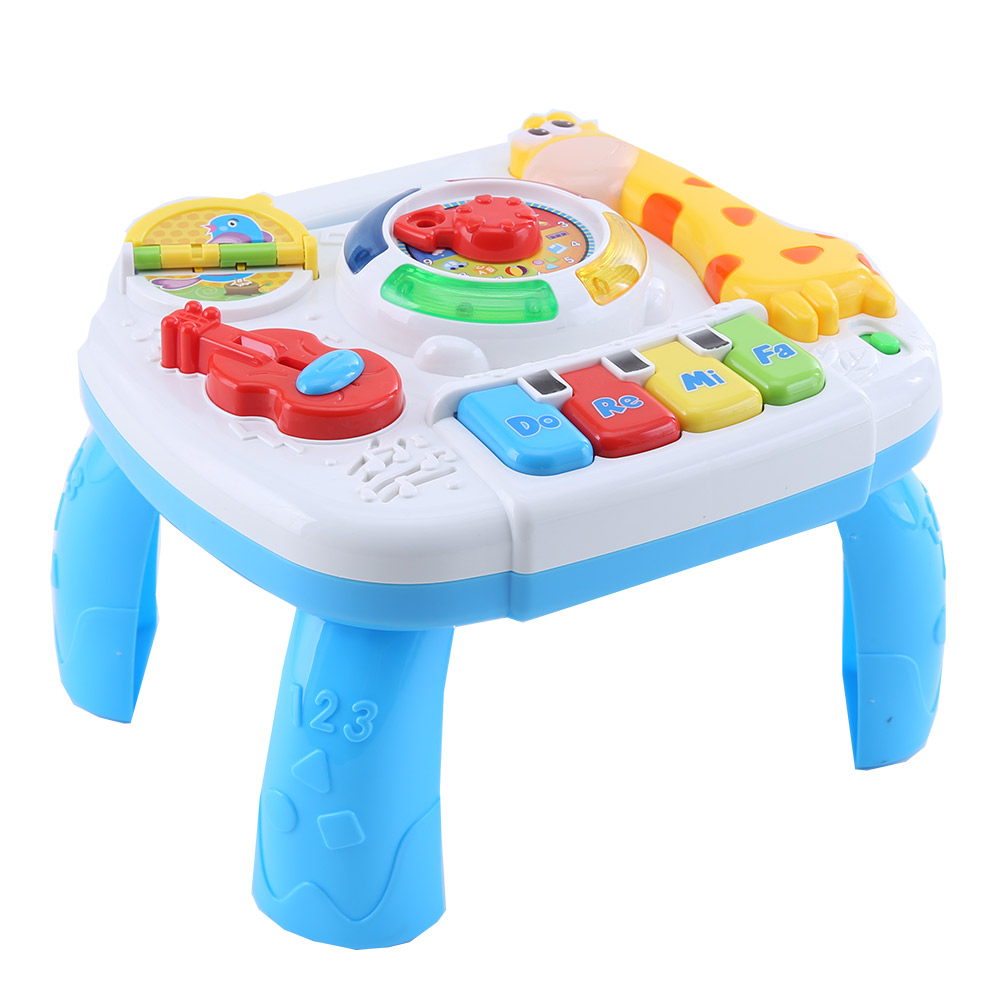 TOT KIDS Развивающий столик 2в1 Жирафик (свет,звук) 25*23*18 см (в кор.30 шт)