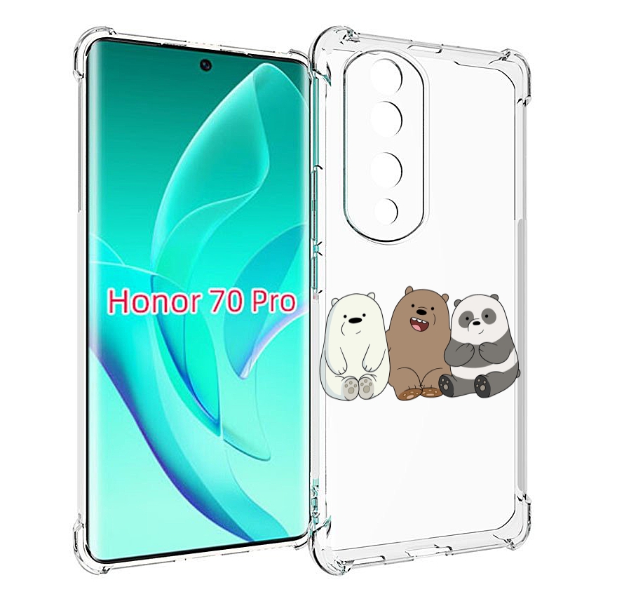 

Чехол MyPads панды детский для Honor 70 Pro / 70 Pro Plus, Прозрачный, Tocco