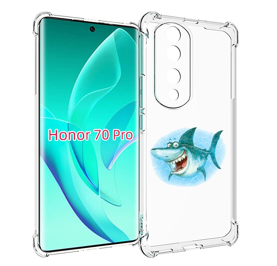 

Чехол MyPads веселая акула для Honor 70 Pro / 70 Pro Plus, Прозрачный, Tocco