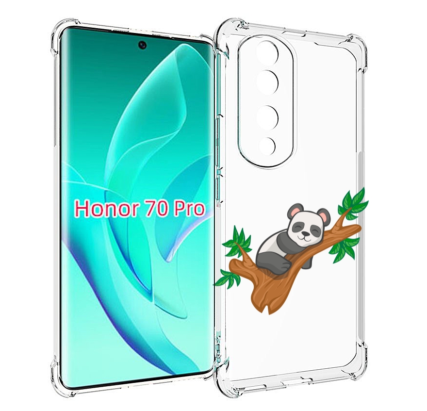 

Чехол MyPads панда-на-деревце для Honor 70 Pro / 70 Pro Plus, Прозрачный, Tocco