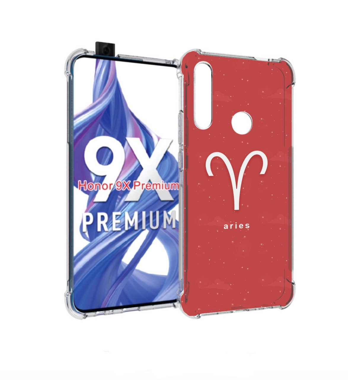 

Чехол бампер MyPads знак-зодиака-овен-5 для Honor 9X (STK-LX1)/H, Прозрачный, Tocco