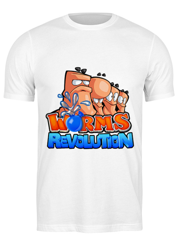 

Футболка мужская Printio Worms revolution 0982251 белая 3XL, Белый, Worms revolution 0982251