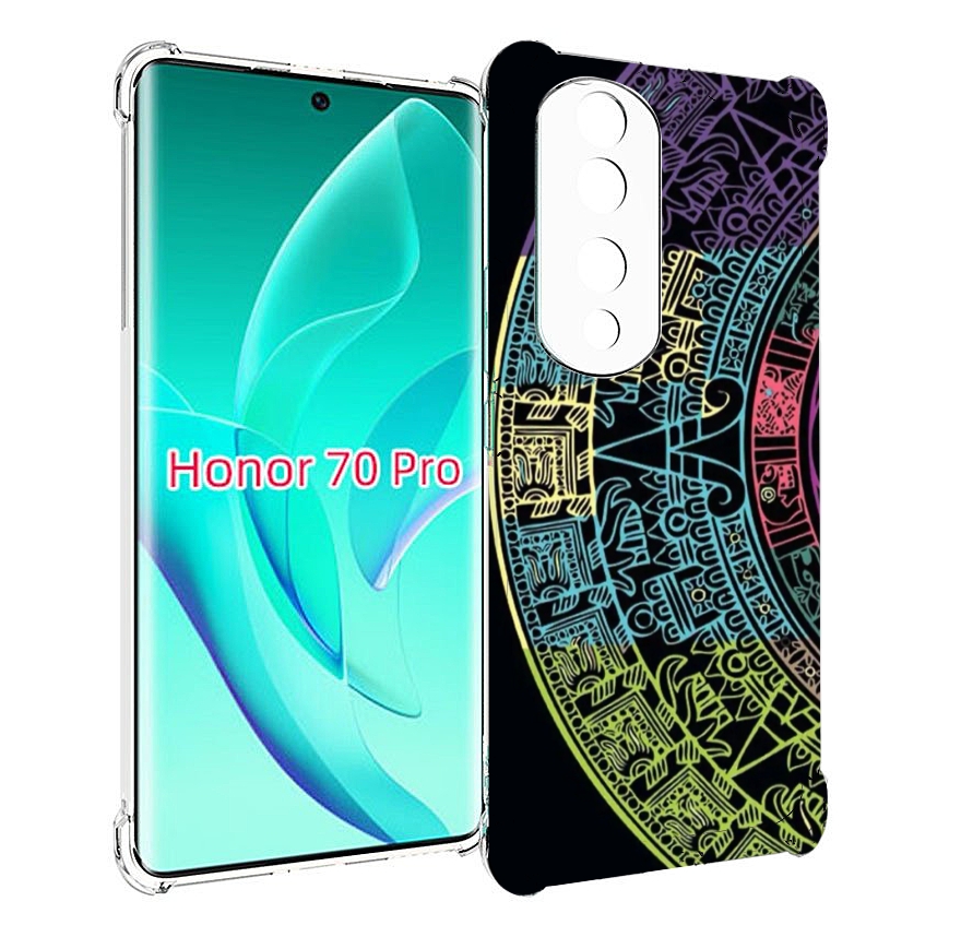 

Чехол MyPads орнамент полукруга для Honor 70 Pro / 70 Pro Plus, Прозрачный, Tocco