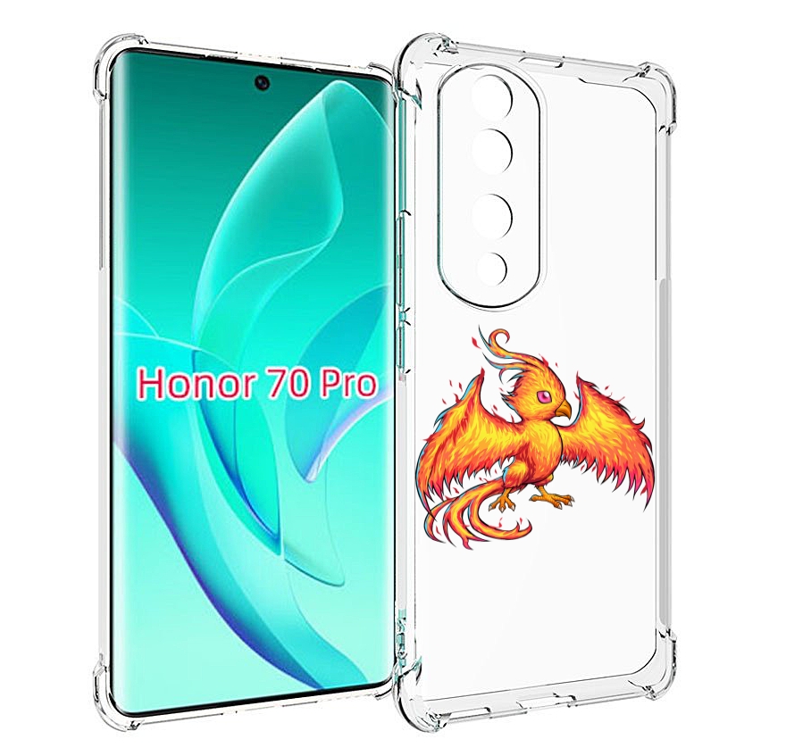 

Чехол MyPads огненная-птичка для Honor 70 Pro / 70 Pro Plus, Прозрачный, Tocco