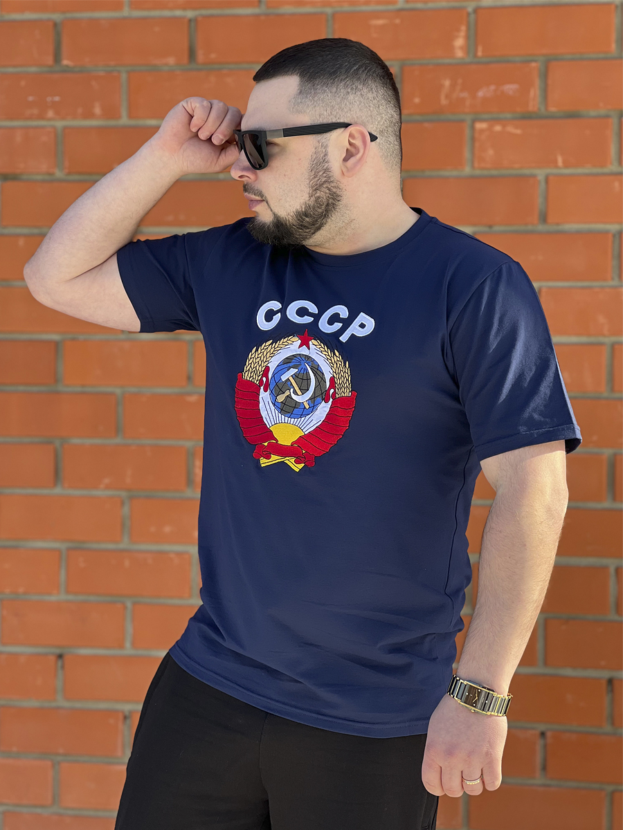 Футболка мужская Guerrero ф1 синяя 3XL