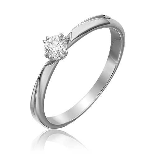 

Кольцо из белого золота с бриллиантом р.  PLATINA jewelry 01-0935-00-101-1120-30, 01-0935-00-101-1120-30_p1