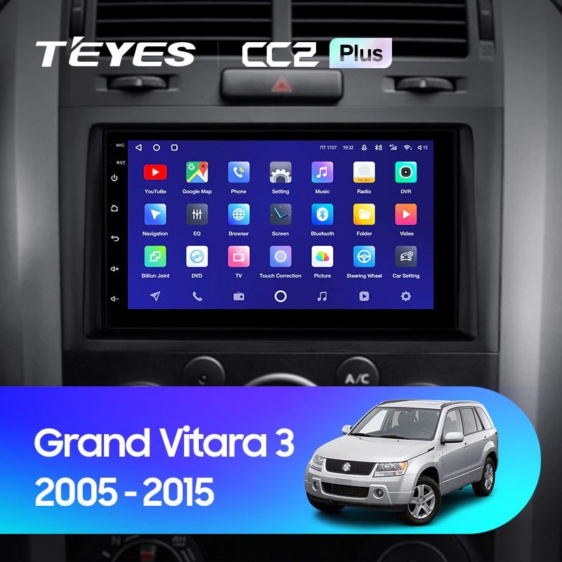 Штатная магнитола Teyes CC2 Plus 464 Suzuki Grand Vitara 3 2005-2017 3887000₽
