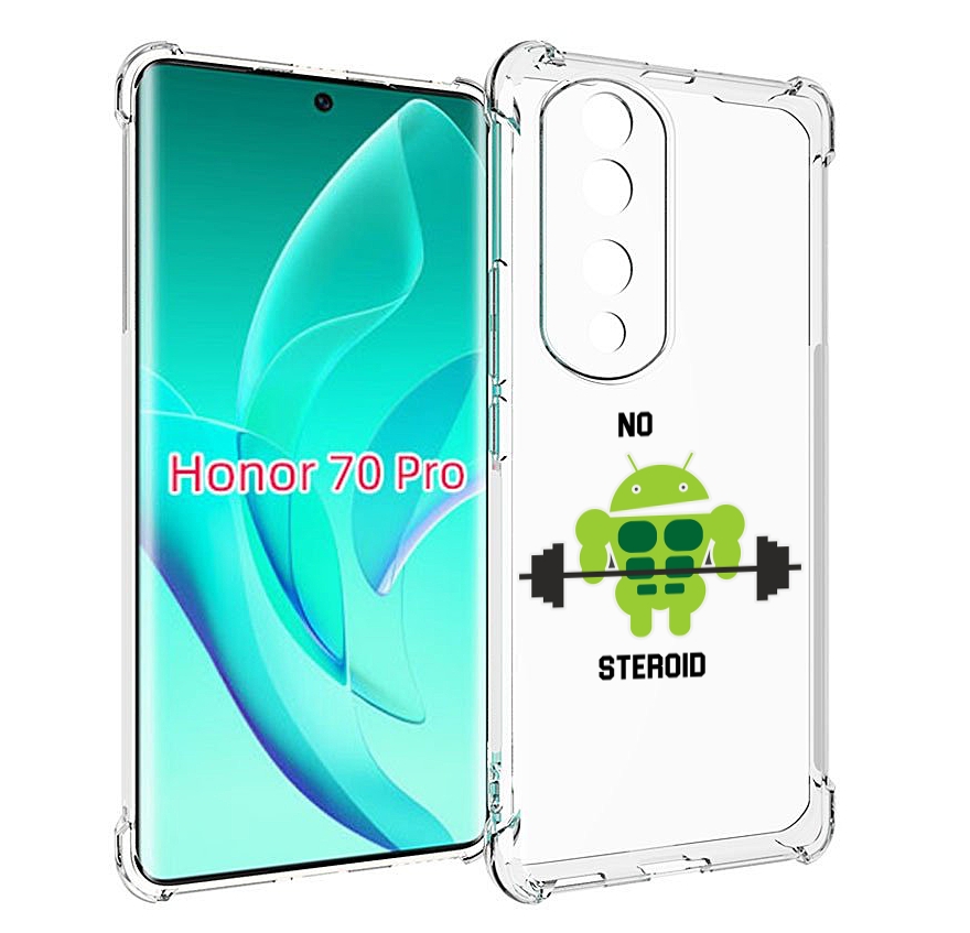 

Чехол MyPads нет-стероидам для Honor 70 Pro / 70 Pro Plus, Прозрачный, Tocco