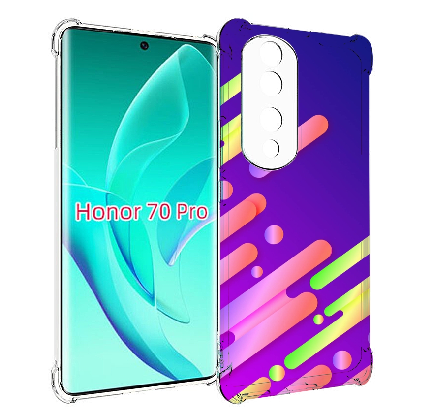 

Чехол MyPads неоновый-фон для Honor 70 Pro / 70 Pro Plus, Прозрачный, Tocco