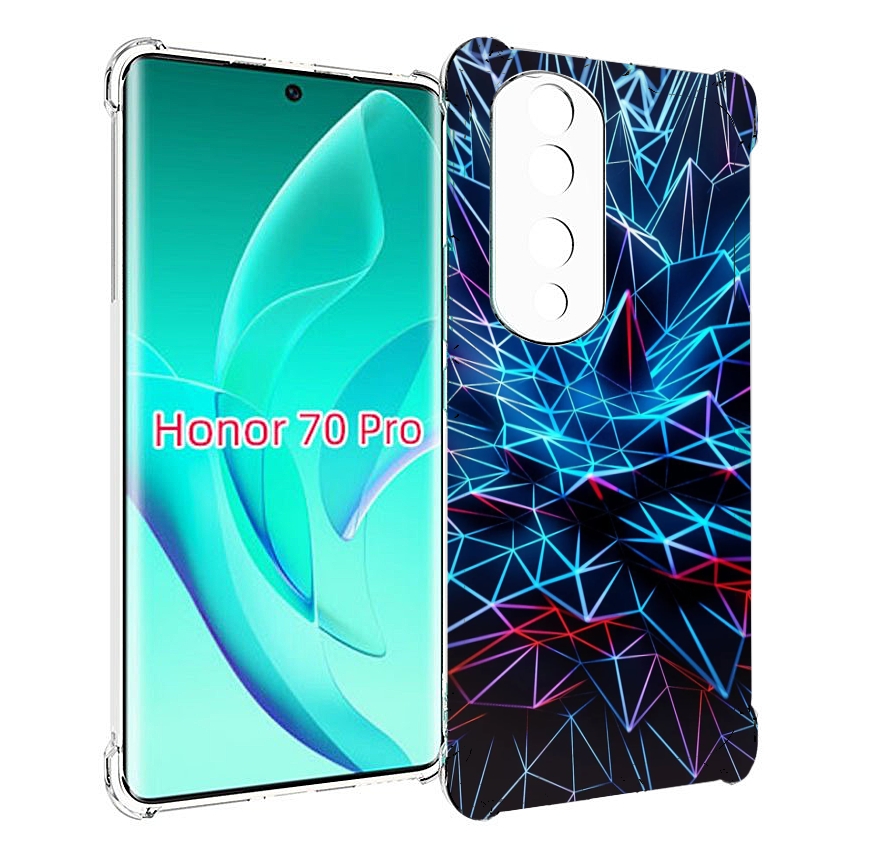 

Чехол MyPads неоновая-абстракция для Honor 70 Pro / 70 Pro Plus, Прозрачный, Tocco