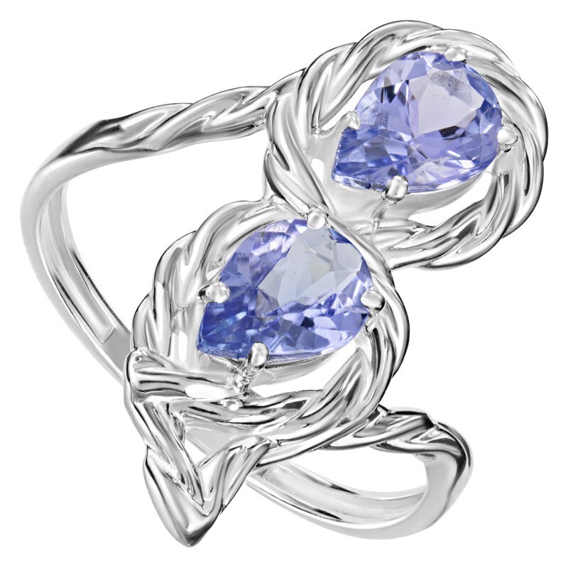 

Кольцо из серебра с танзанитом р.21,5 LAZURIT-ONLINE 808501, 808501