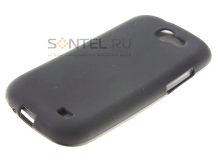 

Силиконовый чехол для Samsung i8730 express черный в тех.уп.