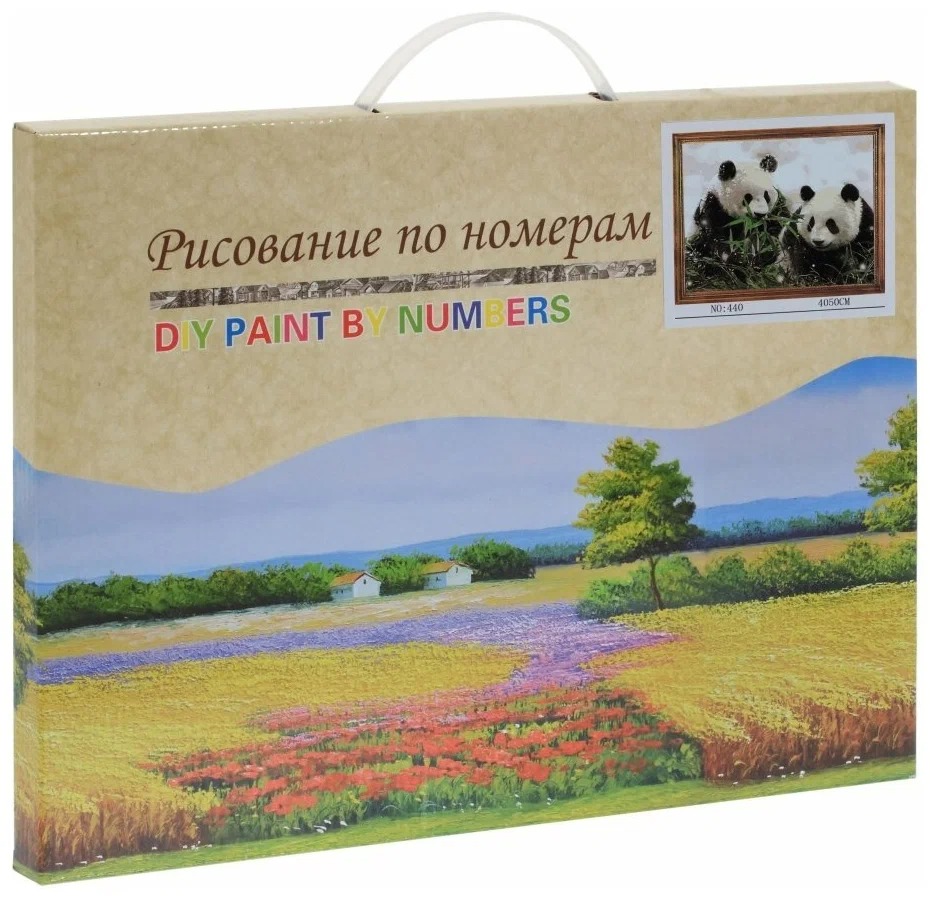 

Набор для творчества (краски, кисточка, трафарет), 40*2,5*30 см KSM-751504