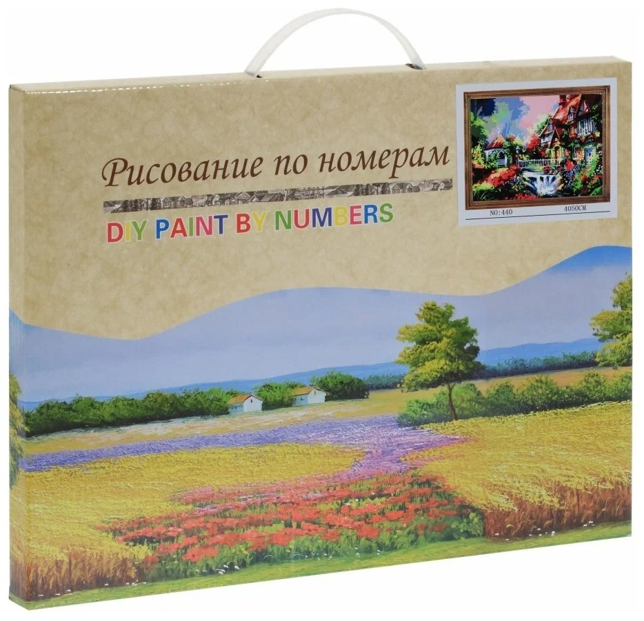 

Набор для творчества (краски, кисточка, трафарет), 40*2,5*30 см KSM-751502