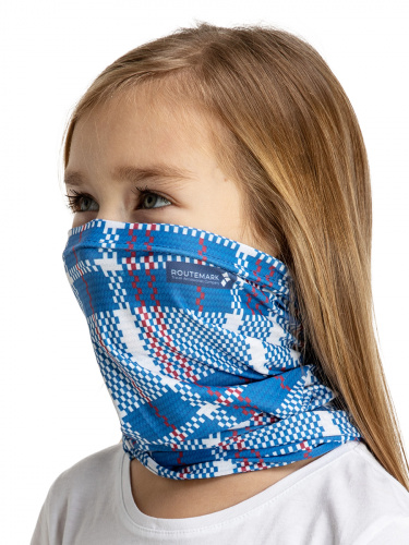 

Бафф детский ROUTEMARK "Бомжующий" buff-kids-Бомж, Голубой