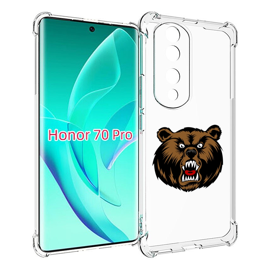 

Чехол MyPads бурый для Honor 70 Pro / 70 Pro Plus, Прозрачный, Tocco
