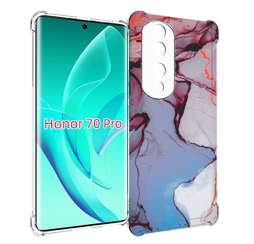 

Чехол MyPads мраморный рисунок для Honor 70 Pro / 70 Pro Plus, Прозрачный, Tocco