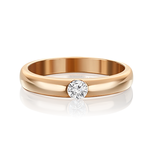 

Кольцо из красного золота с бриллиантом р.  PLATINA jewelry 01-1263-00-101-1110-30, 01-1263-00-101-1110-30_p1