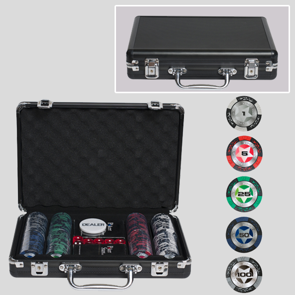 Набор для покера на 200 фишек с номиналом FG-200-BS KNP-FG-200-BS