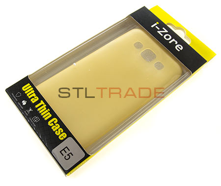 

Силиконовый чехол i-Zore для Samsung E5 желтый