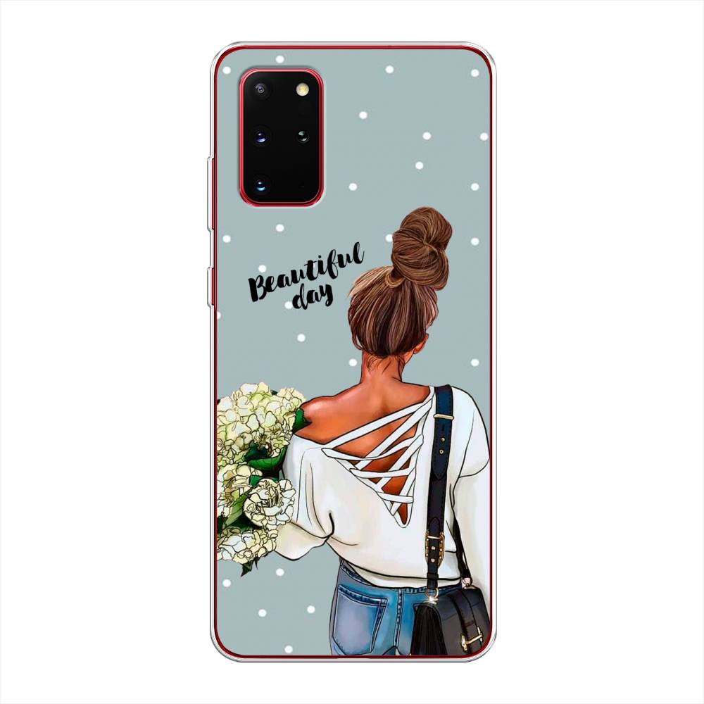 

Чехол Awog на Samsung Galaxy S20 + "Beautiful day", Голубой;коричневый;бежевый, 29350-6