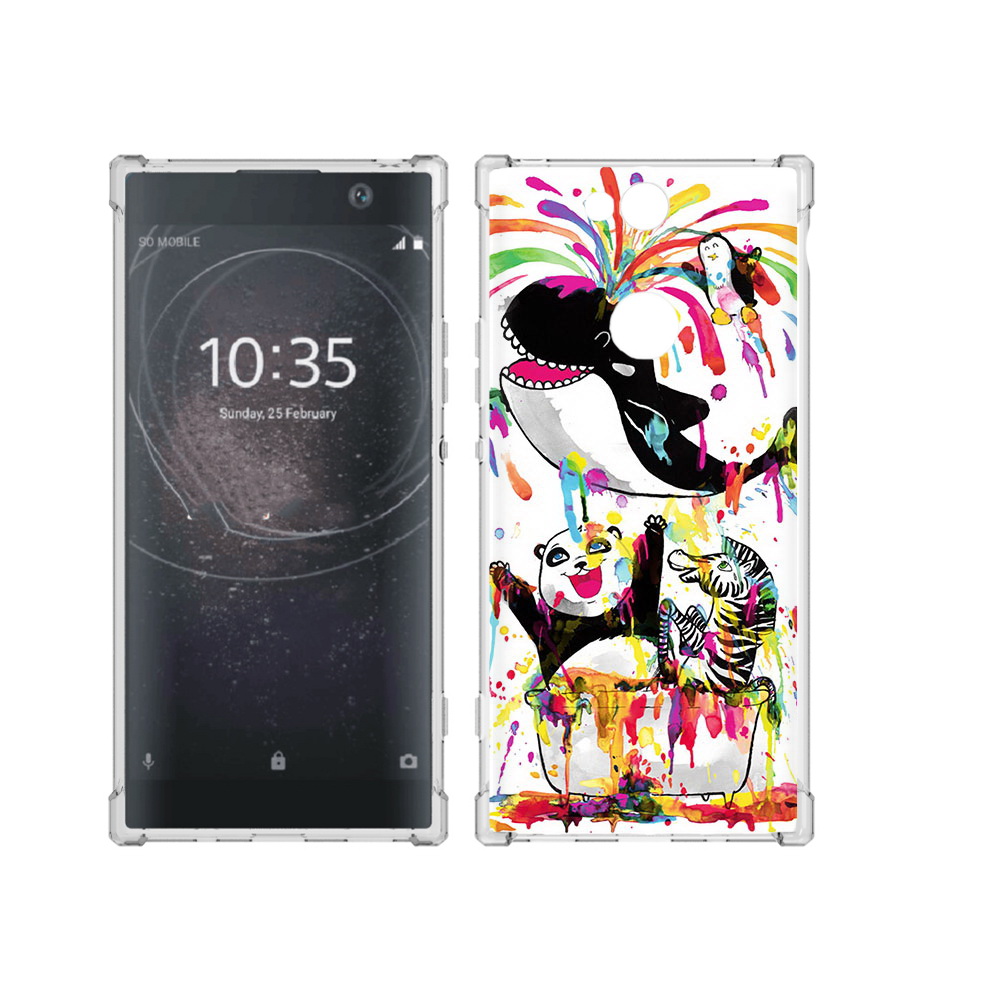 

Чехол MyPads Tocco для Sony Xperia XA2 Plus Хиппи кит, Прозрачный, Tocco